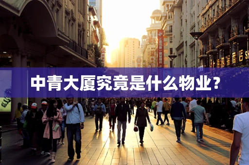 中青大厦究竟是什么物业？