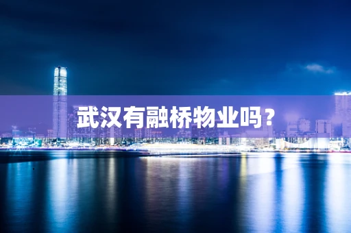 武汉有融桥物业吗？