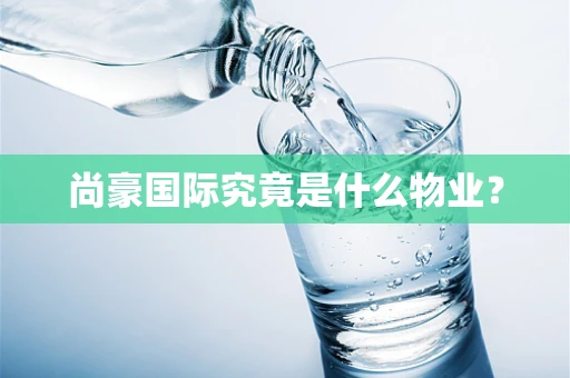 尚豪国际究竟是什么物业？