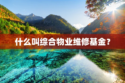 什么叫综合物业维修基金？