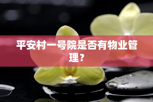 平安村一号院是否有物业管理？