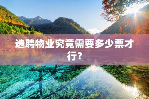 选聘物业究竟需要多少票才行？