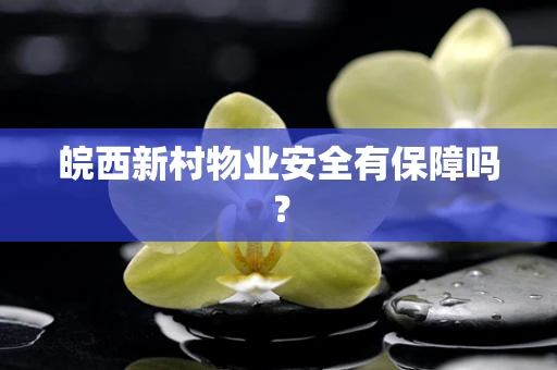 皖西新村物业安全有保障吗？