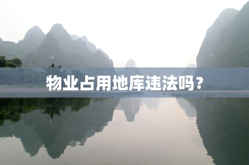 物业占用地库违法吗？