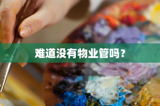 难道没有物业管吗？