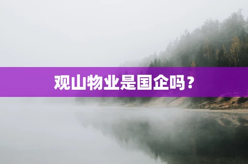 观山物业是国企吗？