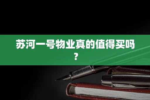 苏河一号物业真的值得买吗？