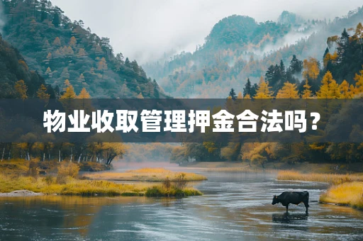 物业收取管理押金合法吗？