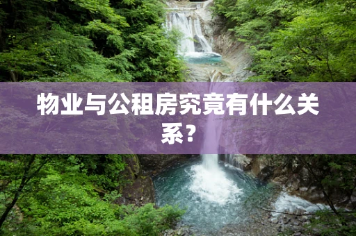 物业与公租房究竟有什么关系？