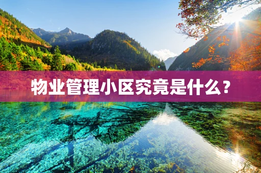 物业管理小区究竟是什么？