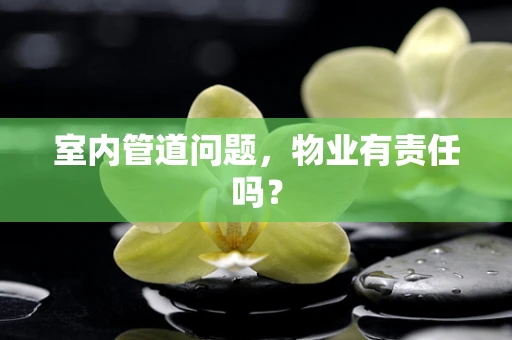 室内管道问题，物业有责任吗？