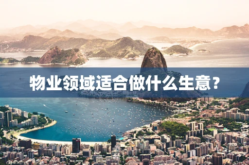 物业领域适合做什么生意？
