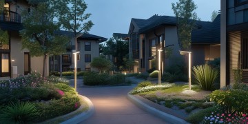 小区物业可以安装灯吗？