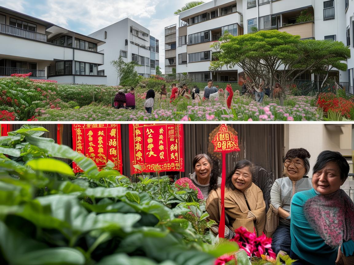 小区物业会送对联吗？