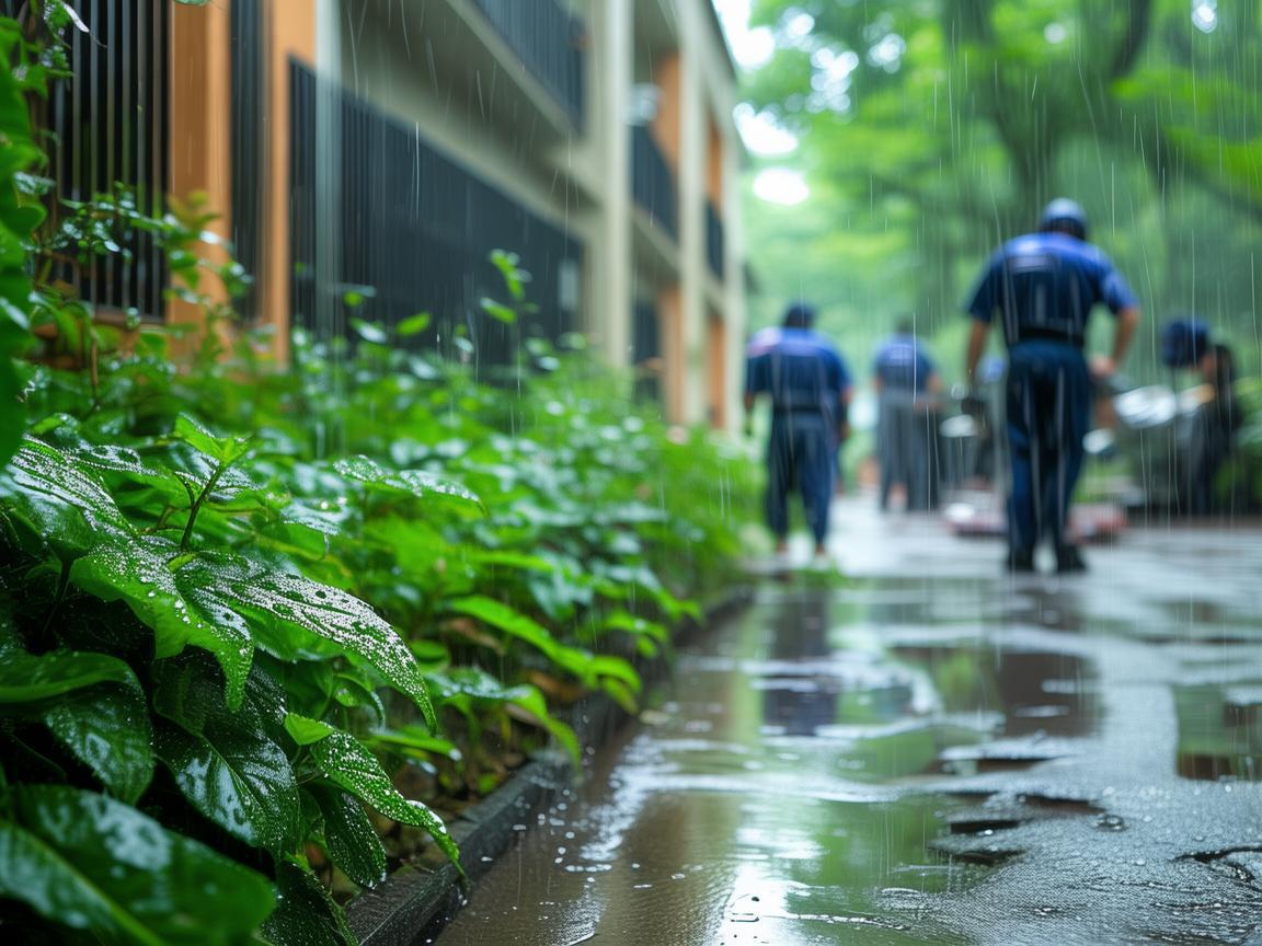 下雨天物业该干点啥好呢？